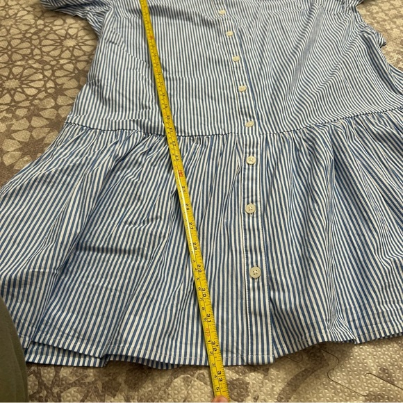 J.CREW Women's Short Sleeve Dress Size 12, Striped Cotton NWT - Picture 11 of 11
